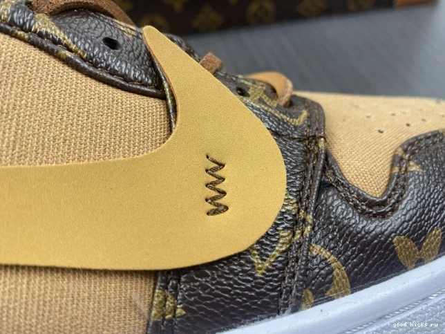 x OW Air Jordan 1 AJ1 Off-Louis LOW 0820